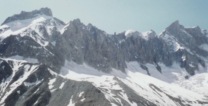 Rochefort Ridge in the Mont Blanc Massif