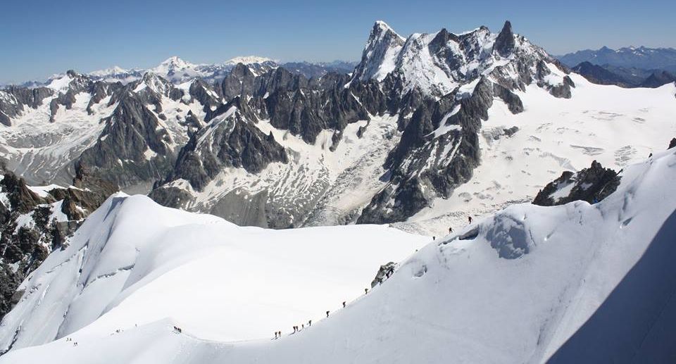 Grandes Jorasses and the Dent du Géant