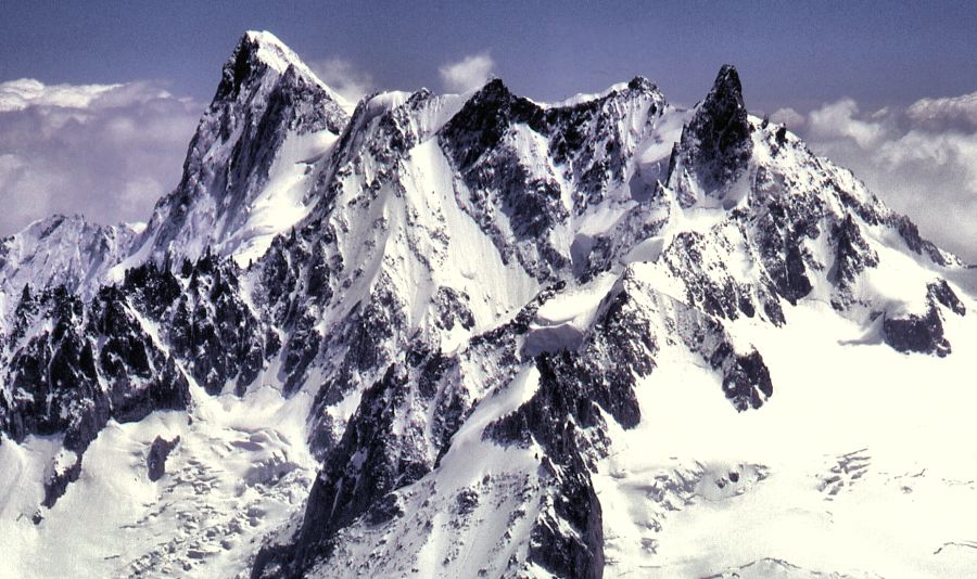 Grandes Jorasses and the Dent du Géant