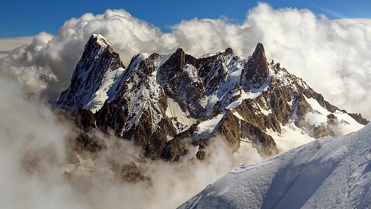 Grandes Jorasses and the Dent du Géant