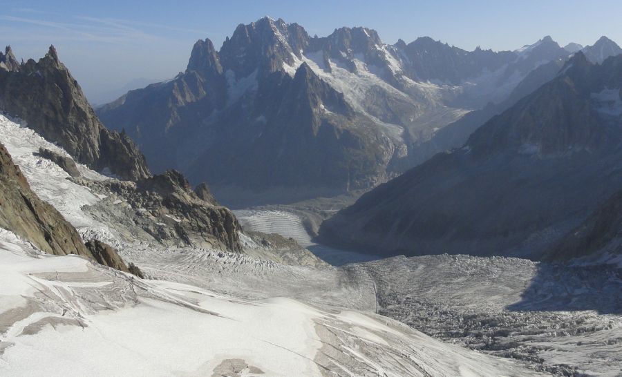 Grandes Jorasses and the Dent du Géant
