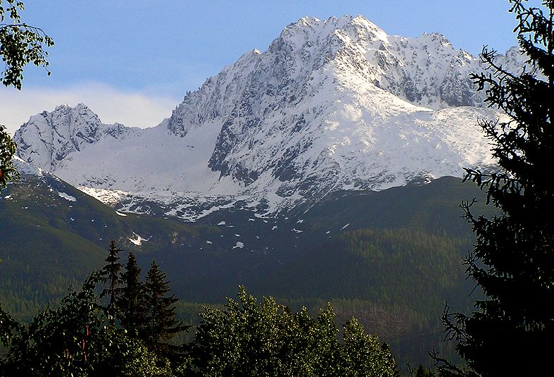 Gerlach Peak ( Gerlachovský štít ) in the High Tatras - highest mountain in Slovakia