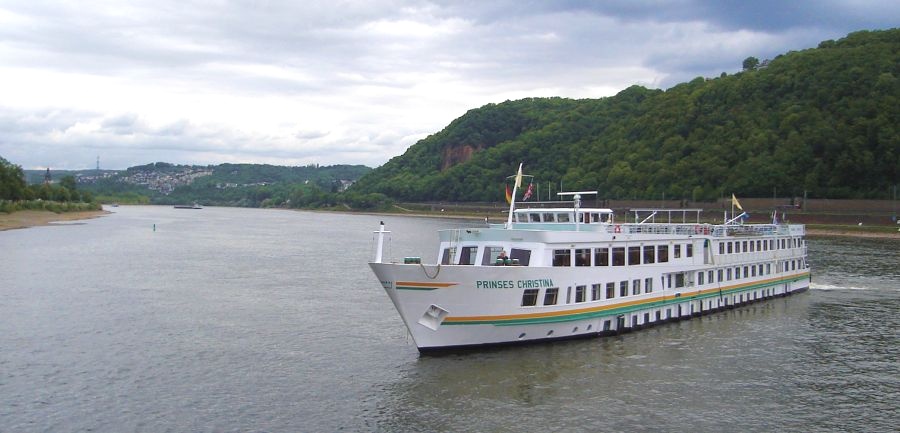 Rhine at Koblenz in the Eifel Region of Germany