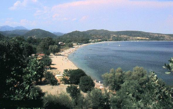 Beach near Githio