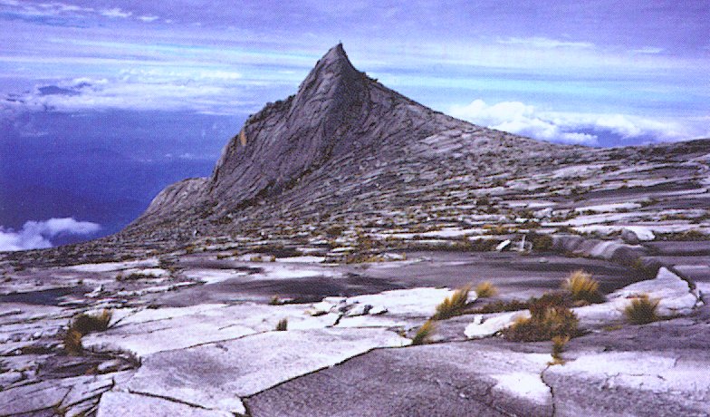 South Peak of Mount Kinabalu in Sabah, East Malaysia