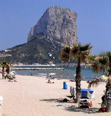 Peñón de Ifach, ( Ifach Rock ) at Calpe on the Costa Blanca in Spain