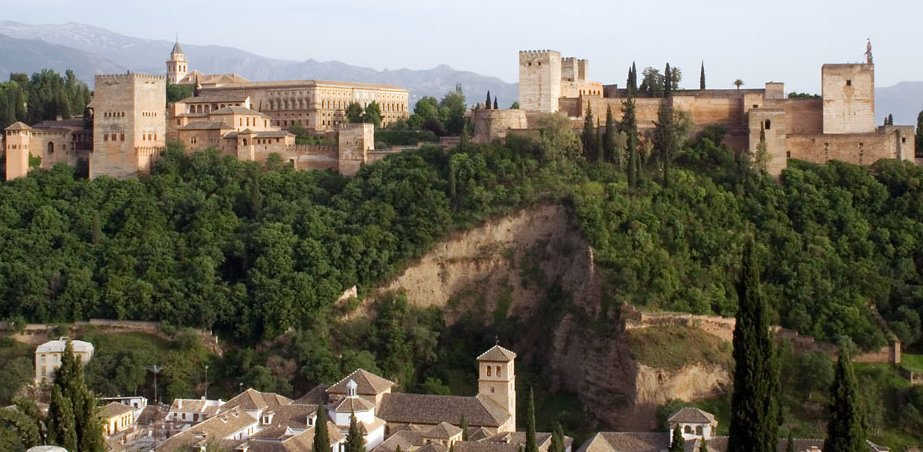 Alhambra in Granada in Southern Spain
